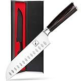 imarku Chef Knife 7 Inch Kitchen Knife Ultra Sharp Santoku Knife - 7Cr17Mov Japanese Chefs Knife, Kitchen Gadgets 2025, Apartment Essentials, Birthday Gifts for Him Her, Best Gifts for Women Men