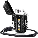 Electric Lighter Rechargeable Dual Arc Plasma Lighter Waterproof Matches