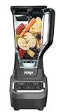 Ninja Professional Blender 1000W, Total Crushing Technology- Smoothies, Ice Crushing & Frozen Fruit, Full-Size Countertop Blender, 72-oz. Pitcher, Black & Grey, BL610