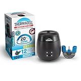 Thermacell E-ZoneGuard Patio Rechargeable Mosquito Repeller with 20-Foot Zone of Scientifically Proven Outdoor Protection; 5.5-Hr Battery; 12-Hr Refill; Bug Spray Alternative; DEET-Free; Black