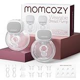 Momcozy S9 Pro Wearable Breast Pump Hands-Free, 24mm, 2 Pack, Gray