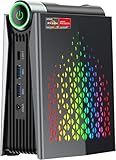 ACEMAGICIAN [Gaming PC Ryzen Mini PC, AMD Ryzen 7 Pro 5875U 16GB DDR4 512GB NVME SSD Mini Desktop Computer,11 Pro Mini PC Gaming[WiFi6/BT5.2] [4K UHD/RGB Lights/3 Adjustable Mode]