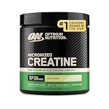 Optimum Nutrition Creatine, Micronized Creatine Monohydrate Powder, Supports Strength & Recovery, Banned Substance Tested, Unflavored, 5g per Serving, 60 Servings