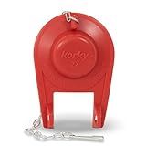 Korky 2017BP Standard 2-Inch 2X Ultra High Performance Universal Long Lasting Rubber-Easy to Install-Made in USA Toilet Flapper, 1 Count (Pack of 1), Red
