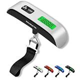 Luggage Scale, 110lb/50kg Portable Luggage Weight Scale, Silver