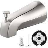 Tub Spout with Pull-Down Diverter, Leak Proof Slip Fit for 1/2" Copper Pipe