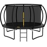 ARMY VANCA 14 FT Outdoor Trampoline with Enclosure Net