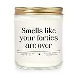 Niyewsor 50th Birthday Gifts for Her Him, Fifty Birthday Candle, 1975 50th Birthday Decorations for Women Men, 50 Year Old Bday Gifts for Friend, Sister, Mom, Dad, Handmade, 7oz