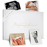 Complete Pregnancy Journal & Memory Book - Weekly Pregnancy Scrapbook with Ultrasound Photo Slots - Pregnant Planner Tracking, Milestone Tracker & First‑Year Keepsake