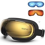 RENPHO Eye Massager with Heat and Cooling Voice Control, Mothers Day Gifts for Women Mom Her, FSA Eligible HSA, Massaging Eye Mask for Migraine Headache Dry Eyes and Stress Relief - Eyeris 3