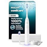 Philips Sonicare 6500 Rechargeable Electric Toothbrush, 2 Brush Head, White