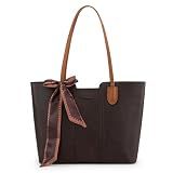 Montana West Tote Bags for Women Medium Top Handle Satchel Purses Large Shoulder Handbag Hobo Bags Coffee MWC-323CF