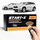Start-X Plug N Play Remote Starter Kit for Toyota Highlander 2014-2019, C-HR 2018-2019, Land Cruiser 2016-2018 / Push to Start