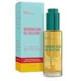 BASE LABORATORIES Ingrown Hair Treatment Oil – Soothing After Shave Oil Prevents Ingrown Hairs, Soothes Razor Bumps for Bikini Area, Legs, Underarms, Neck, Beard & Face – Tea Tree, Jojoba 1oz (30ml)