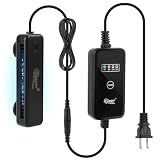 hygger 3W Aquarium U-V Light with Timer for 2-15 Gallon Fish, Turtle Tanks