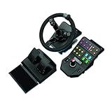 Logitech G Farm Simulator Heavy Equipment Bundle (2nd Generation), Steering Wheel Controller for Farm Simulation 2025 (and Previous Versions), Wheel, Pedals, Vehicle Side Panel Control Deck for PC