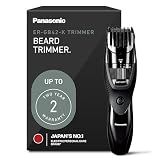 Panasonic Cordless Beard Trimmer for Men with Precision Dial, 19 Adjustable Length Settings, Rechargeable Battery, Washable, Birthday Gifts for Men, ER-GB42-K (Black)
