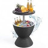 EFU Cooler Tables, 10 Gallon Cooler Bar Tables, Keeps Cold 12H