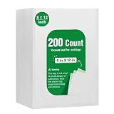 Syntus 200 PCS Vacuum Sealer Bags, Quart Size 8" x 12" Precut Seal Bags