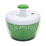 Farberware Easy to use pro Pump Spinner with Bowl, Colander and Built in draining System for Fresh, Crisp, Clean Salad and Produce, 6.6 quart, Green