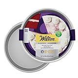 Wilton Aluminum 2-Piece Round Cake Pan Set, Durable Anodized Bakeware for Tiered & Layered Cakes, Even Heating, Rust-Resistant, Professional Cake Baking Pans, 9 x 2 in, Packaging May Vary