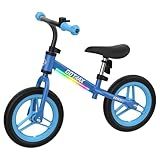 Gotrax KS12 Balance Bike for 2-5, 12" Toddlers Push Bike with LED Light, Adjustable Seat & Handlebar, Flat-Free Tires & Easy Assembly Kids Bicycle, Lightweight & No Pedal, Gift for Boys Girls, Blue