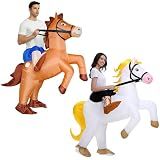 Stegosaurus Couples Halloween Costumes for Adults Funny Inflatable Costume Inflatable Horse Costume Adult Duo Costumes His And Hers Halloween Costumes Friends Blow Up Costumes 2-Pack