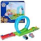 PAW Patrol Pup Squad Rescue Loop, Track Playset with Chase & Marshall Pup Squad Toy Cars & Vehicle Launcher, Kids Toys for Boys & Girls Ages 3 and Up