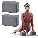 Gaiam Yoga Block - Supportive Latex-Free Eva Foam - Soft Non-Slip Surface with Beveled Edges for Yoga, Pilates, Meditation - Yoga Accessories for Stability, Balance, Deepen Stretches