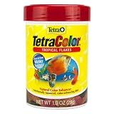 Tetra 77160 TetraColor Tropical Flakes, 1-Ounce, 185 ml