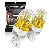 SEALIGHT 7440 7443 LED Bulb White Reverse Lights, 7441 7444 T20 992 W21W LED Bulb Super Bright 360° LED Bulbs 3020SMD with HD Projector 3000 Lumens for Tail Parking Brake DRL Lights, Pack of 2