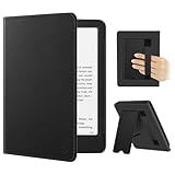Fintie Case for 7"/6.8" Kindle Paperwhite(12th/11th Generation-2024/2021) and Kindle Colorsoft Signature Edition -Slim Foldable Stand Cover Auto Wake/Sleep for Paperwhite 2024, Black