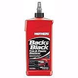 Mothers Back-to-Black Trim & Plastic Restorer, 12 oz. — Removes Oxidation, Dirt & Wax Residue – Restores Faded Trim & Provides Long-Lasting Protection (06112)