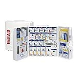 First Aid Only 1000-FAE-0103 SmartCompliance 50-Person OSHA Compliant First Aid Kit for Business, Large Plastic First Aid Cabinet with Medications, 245 Pieces