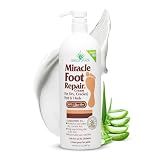 Miracle Foot Repair Cream, 32 Oz, Aloe Foot Cream For Dry Cracked Feet