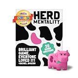Herd Mentality: Udderly Funny Family Board Game | Easy & Fun for Big Groups of 4-20 Players | Includes 20 Extra Exclusive Questions