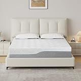 Extra Firm Memory Foam Mattress Short Queen 12 Inch, Cool Green Tea/Gel- Mattress with Fiberglass-Free Cover, Two Side White Medium Firm/Grey Extra Firm Mattress for Back Pain, CertiPUR-US, 75"x 60"