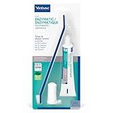 Virbac C.E.T.® Oral Hygiene Kit for Dogs | Poultry-flavor Toothpaste | Fingerbrush and Pet Toothbrush