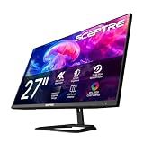 Sceptre Prime 4K IPS 27" 3840 x 2160 UHD Monitor up to 70+Hz DisplayPort HDMI 100% sRGB Build-in Speakers, Machine Black 2026 (U275W-UPT Series)