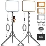 Torjim 12 Inch Video Light Kit for Creators | 30W High Brightness