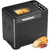 NEWBULIG 21-IN-1 Bread Maker, Automatic Bread Machine, Stainless Steel
