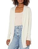 Amazon Essentials Women's Lightweight Open-Front Cardigan Sweater (Available in Plus Size), Oatmeal Heather, Large