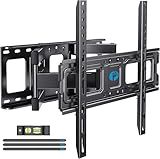 Pipishell TV Wall Mount for 26-74 inch LED LCD OLED 4K TVs up to 99lbs, Full Motion TV Mount Bracket Articulating Swivel Extension Tilting Leveling Max VESA 400x400mm, Fits 12/16 Inch Wood Studs