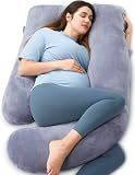 Momcozy Pregnancy Pillow for Sleeping - U Shaped Full Body Maternity Pillow