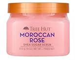 Tree Hut Moroccan Rose Body Scrub, Exfoliating Sugar Scrub, Vegan, 18 Oz
