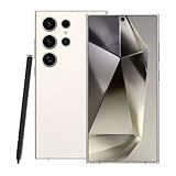 Brachycerus X24 Ultra Unlocked Cell Phones, 8+256GB+128GB Smartphone, Android 13.0, 5G Unlocked Phone, Long Battery Life 6800mAh, 6.8" HD Screen, Face ID/Dual SIM/GPS/US Version (Pearl White)