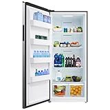 21 Cu. Ft Upright Freezer Stand Up, Convertible Stainless Steel All Refrigerator, Frost Free Deep Tall Freezers Freezerless Refrigerator for Garage, Kitchen, Home, Office