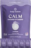 BodyRestore Shower Steamers Aromatherapy, Self Care Gifts, Calm 15 Pack
