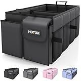 HOTOR Trunk Organizer - Foldable Car Organizer for SUVs & Sedans Storage