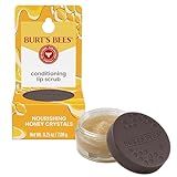 Burt's Bees Conditioning Honey Lip Scrub, Exfoliates & Conditions Dry Lips, with Honey Crystals, Use with Overnight Intense Treatment, Natural Origin Care, 0.25 oz.